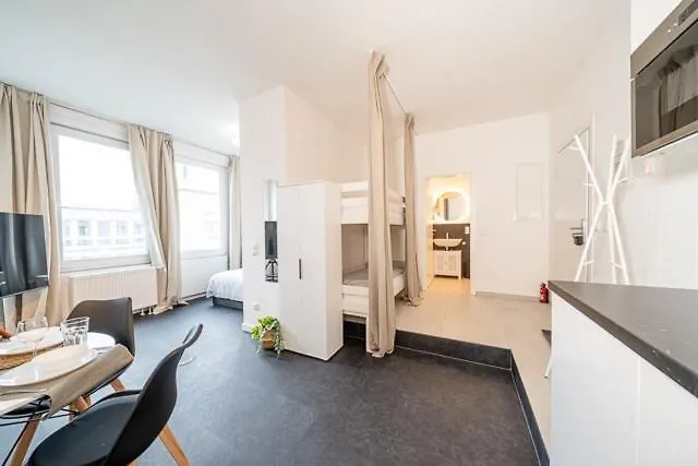 2 Modern For 6 Bogenhausen Near Messe شقة ميونيخ